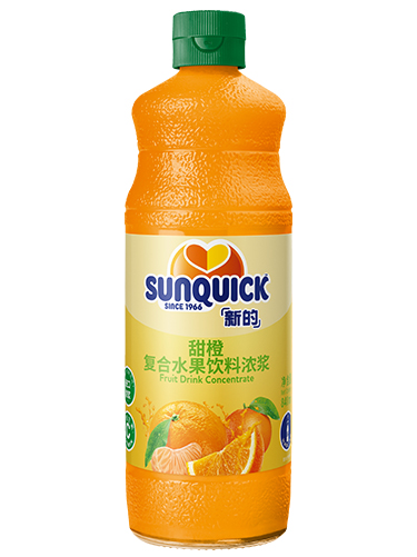 840ml甜橙复合水果饮料浓浆