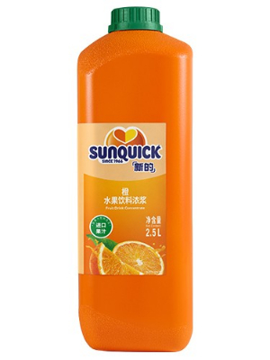 2.5L橙水果饮料浓浆