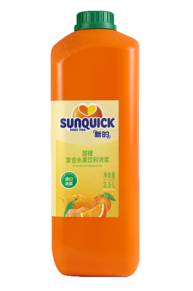 2.5L橙水果饮料浓浆